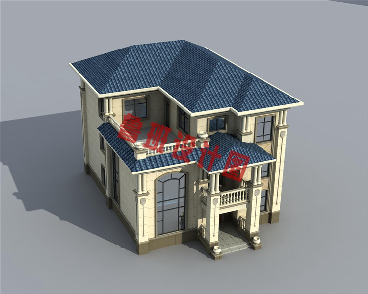 经典三层欧式造型别墅图纸