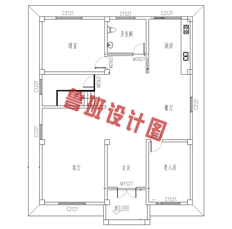 经典三层欧式造型别墅图纸