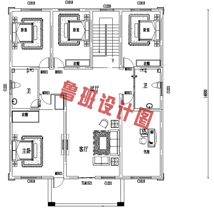 三层农村小别墅设计图