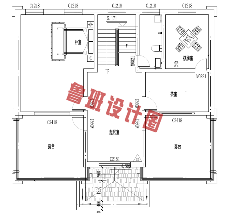 带地下室三层豪华大气新农村房屋设计图