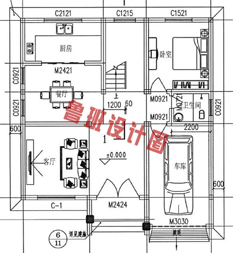 20万农村自建三层别墅设计图