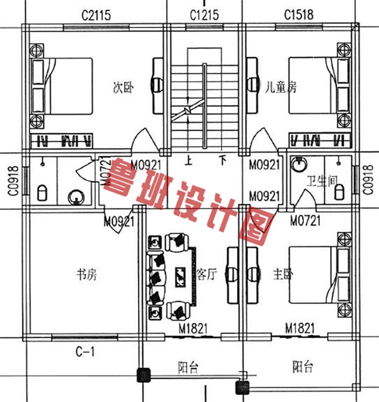 20万农村自建三层别墅设计图