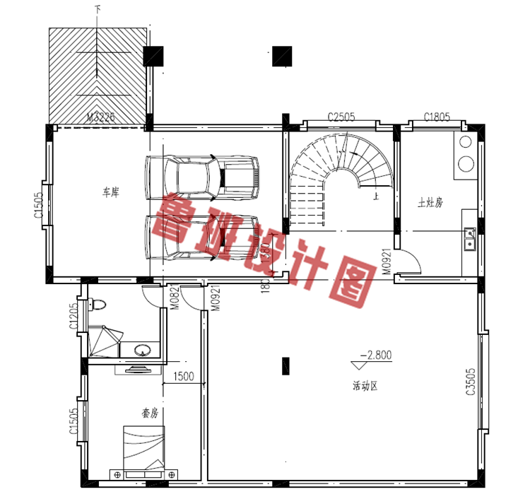 农村三层带地下室住宅设计图及图片