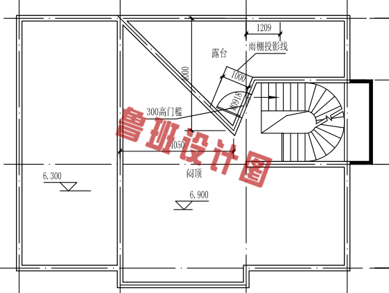 时尚创意型二层小别墅设计图