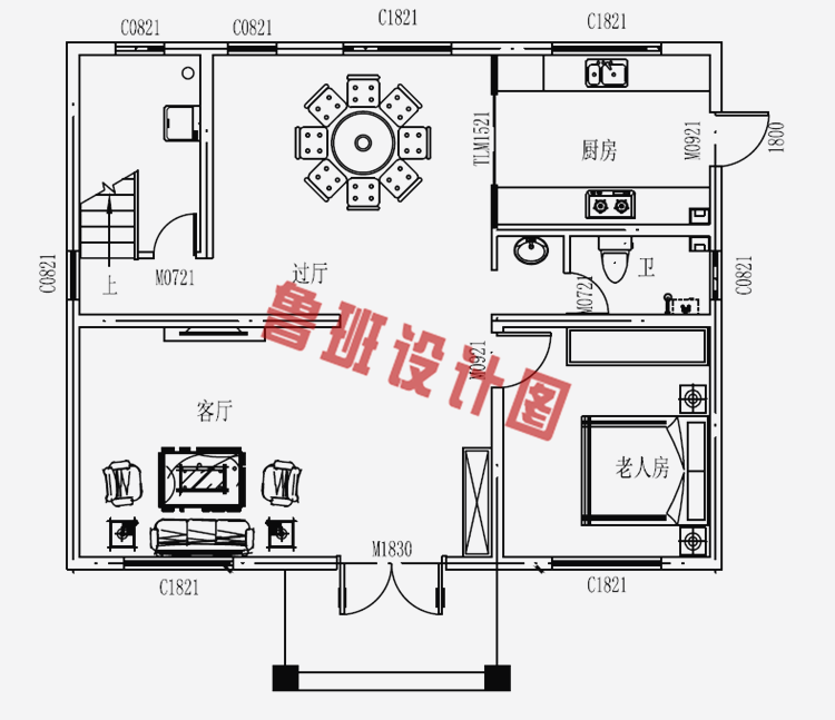 最新潮的90平方米三层房屋设计图