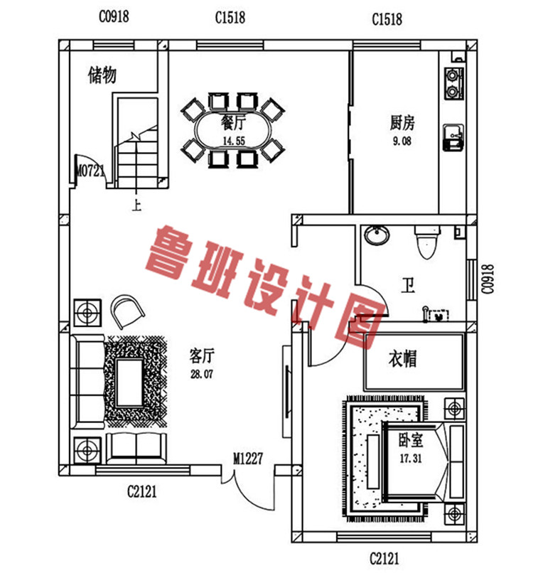 经济实用型农村二层小楼图