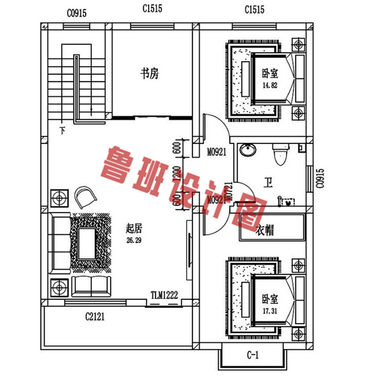 经济实用型农村二层小楼图