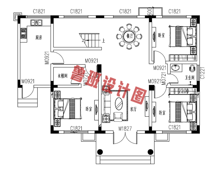 简单时尚二层住宅设计图纸