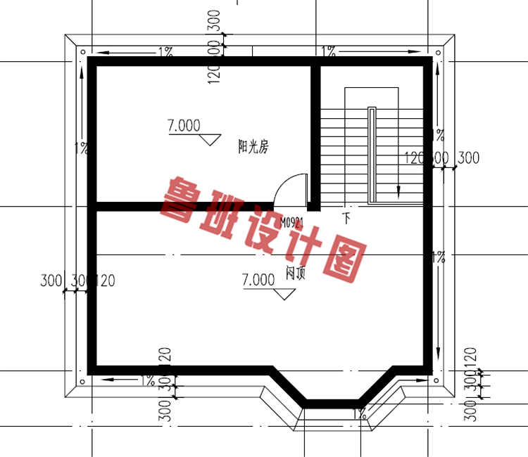 80平方米二层房屋设计图