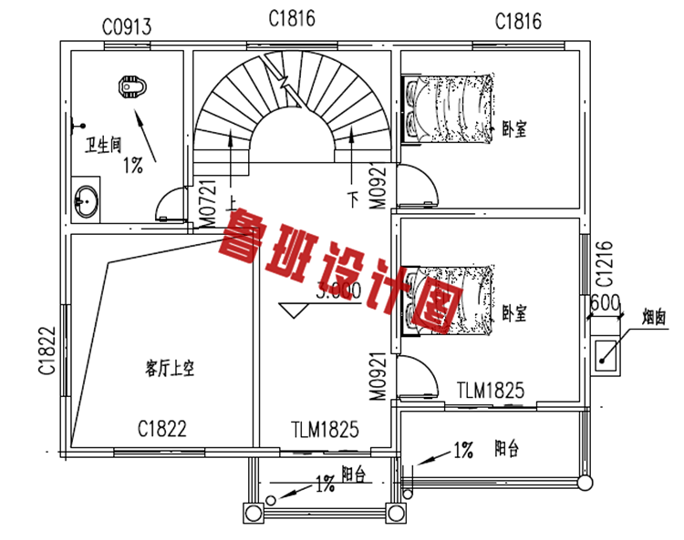 农村小户型三层别墅设计图