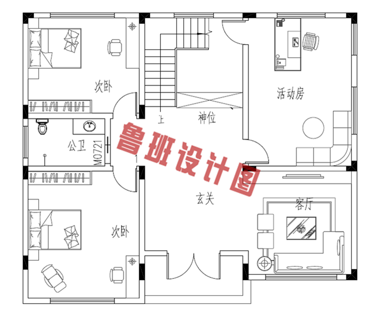 最漂亮的农村二层小楼设计图纸