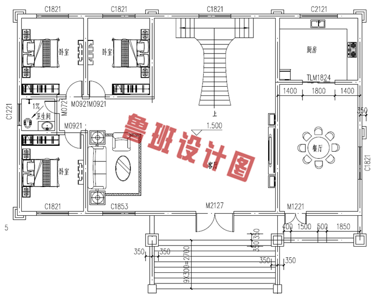 二层小别墅外观图片