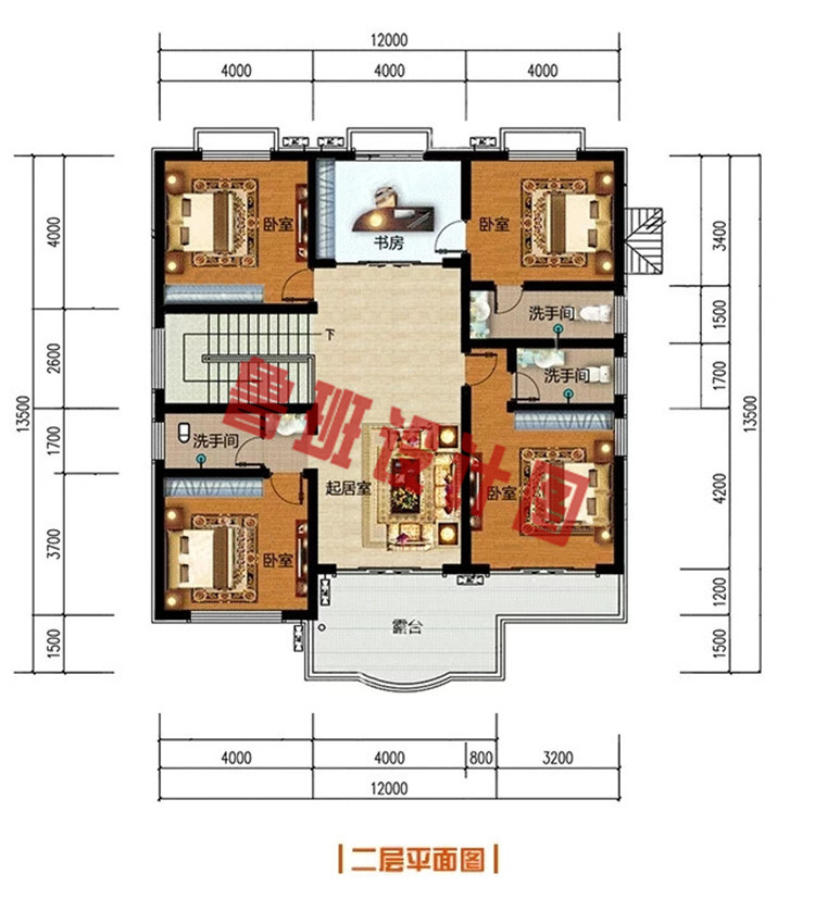 农村25万元二层小楼二层户型图