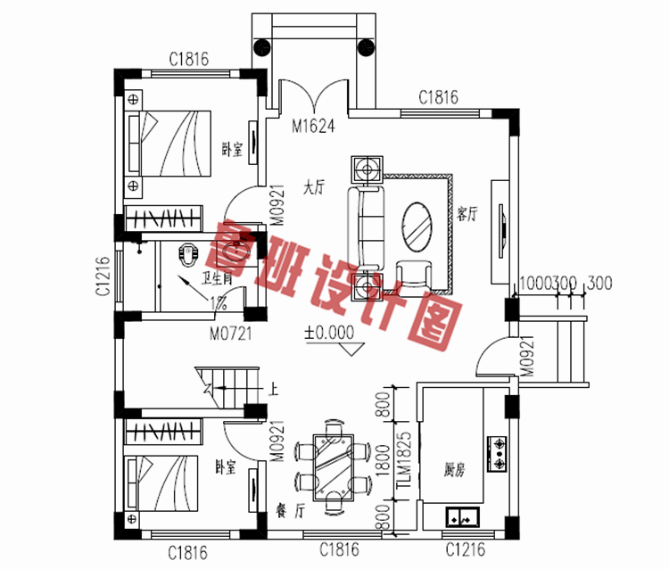 简单实用的二层楼房设计图