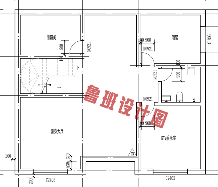 2019年新款别墅外观图地下室户型图