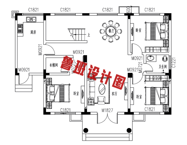 简单时尚二层住宅设计图纸