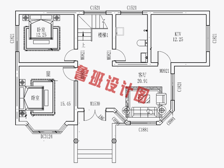 三层农村盖房设计图