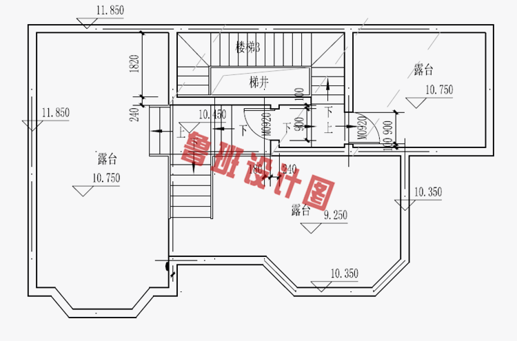 三层农村盖房设计图