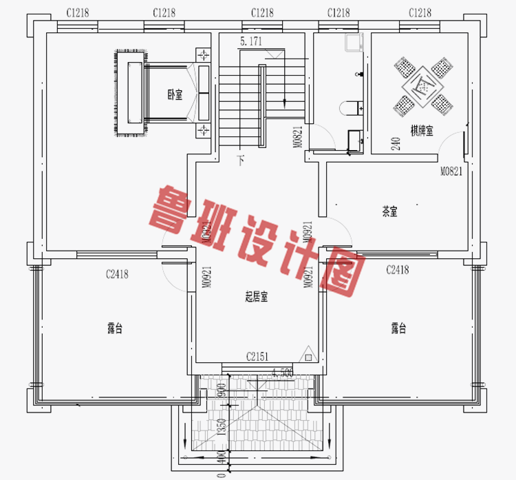 三层豪华大气新农村房屋设计图