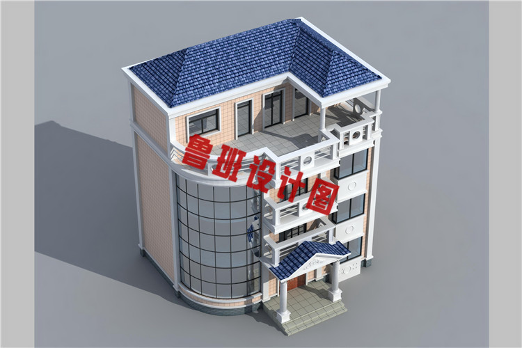 小平米四层自建房屋设计图纸