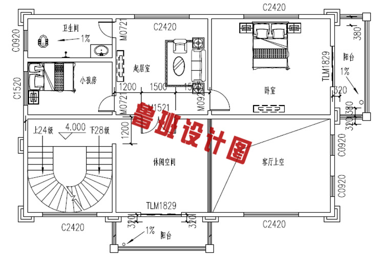 农村四层楼房设计图