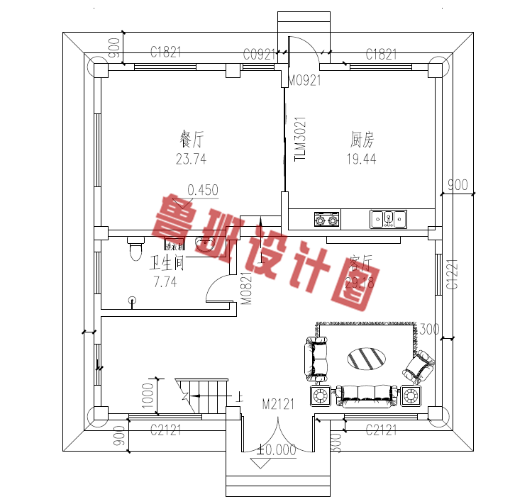 农村别墅款式三层