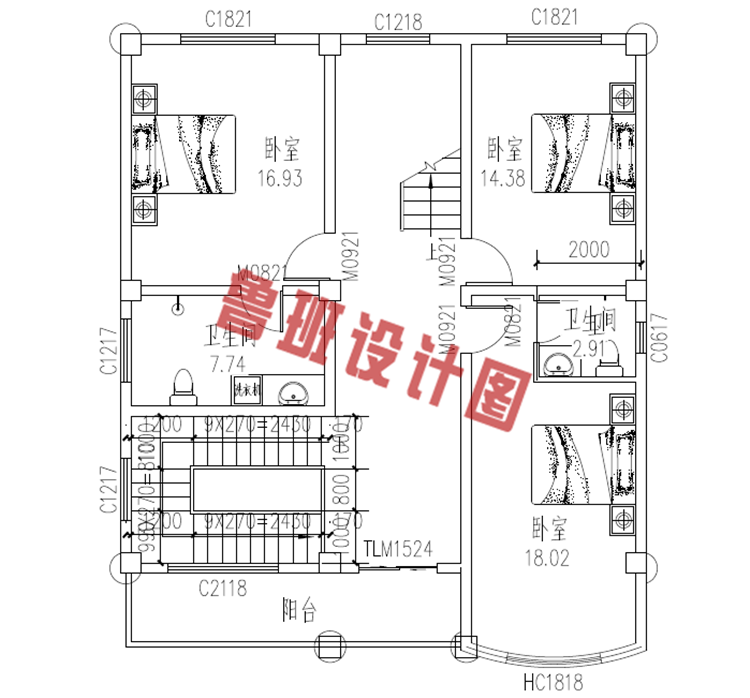 农村别墅款式三层