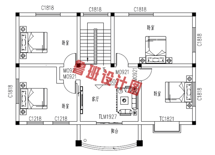 新农村两层楼房设计图