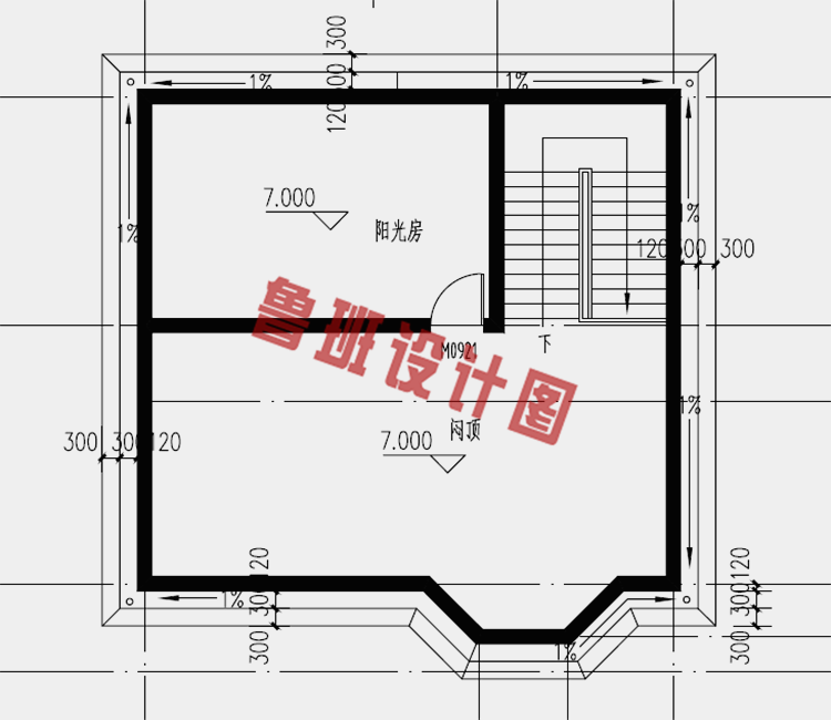 80平方米二层房屋设计图