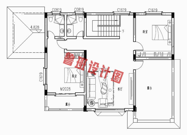 二层楼房设计图纸