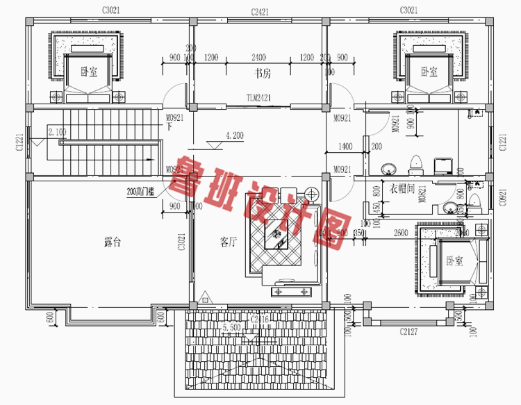 私人二层农村小楼设计图