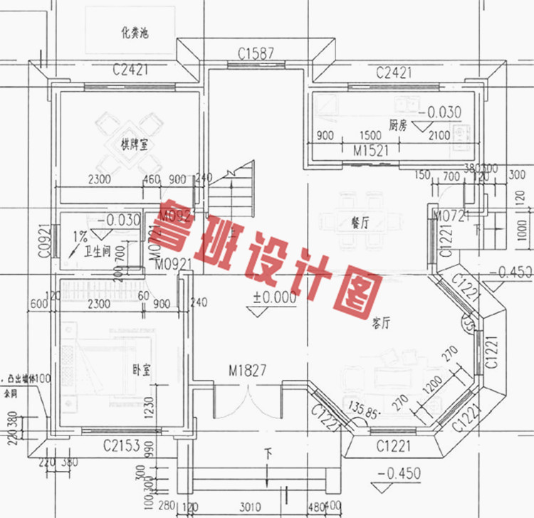 115平漂亮的三层别墅设计方案