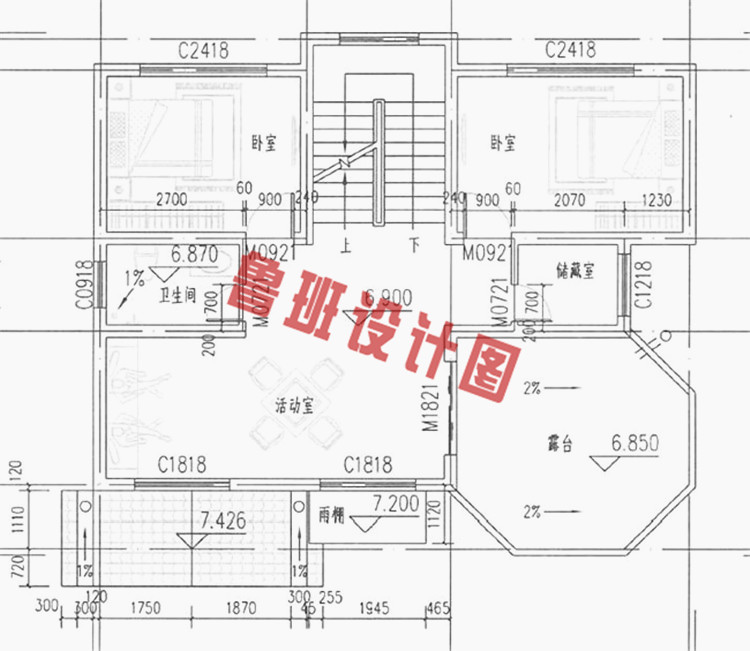 115平漂亮的三层别墅设计方案