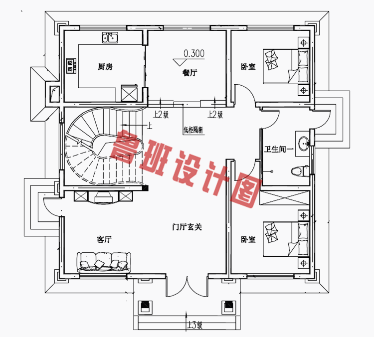 造价30万左右的三层楼房设计图