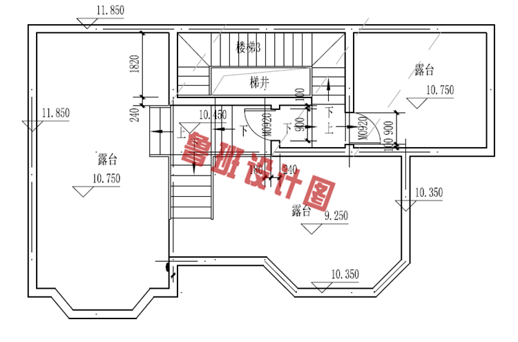 三层农村盖房设计图