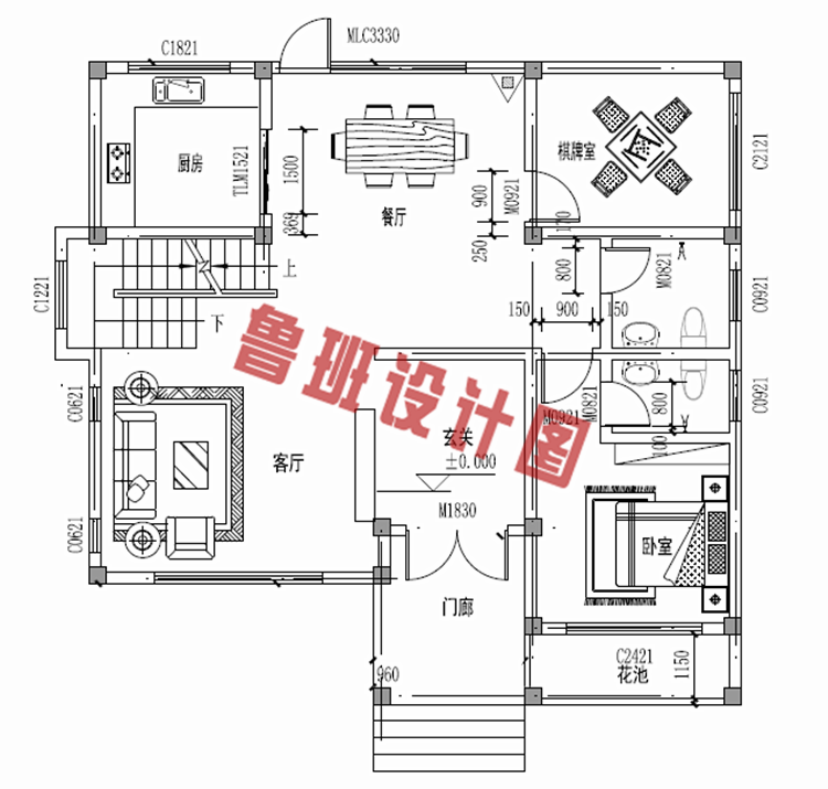 新中式农村三层楼设计图