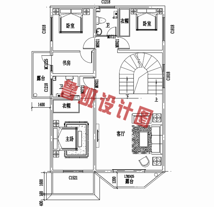 农村四层楼房设计图