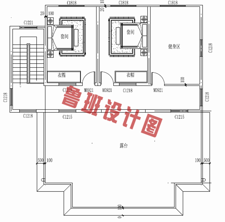 古典韵味的四层房屋设计图