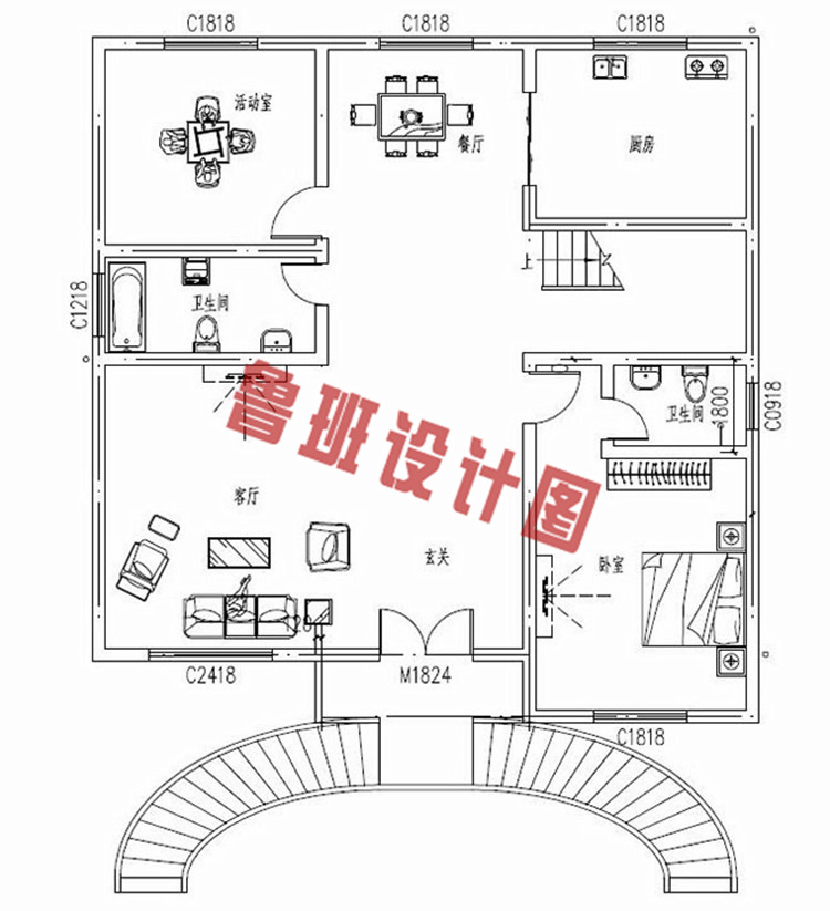 三层半复式别墅设计方案