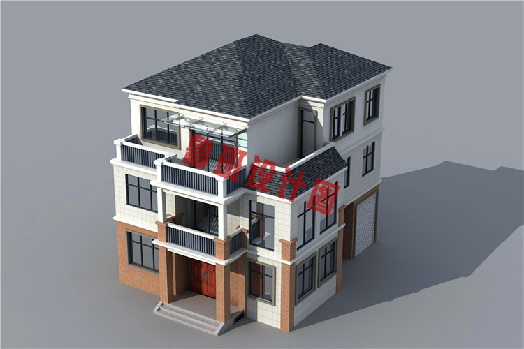 三层别墅房屋设计图