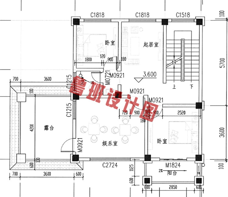 经典三层农村房屋设计图纸