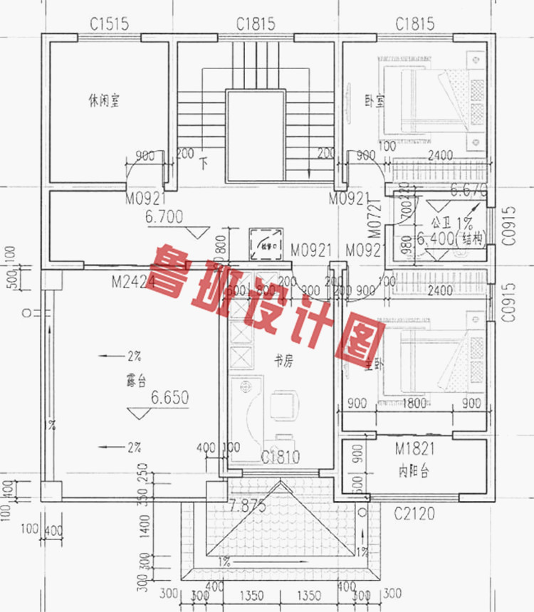 农村三层自建房设计图