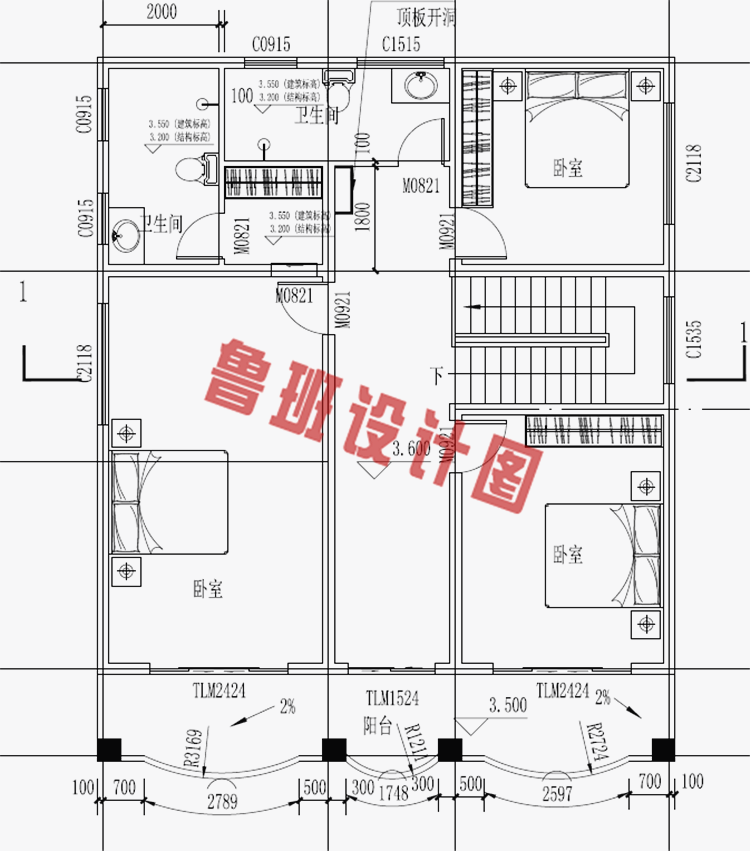 农村二层楼建房造型图