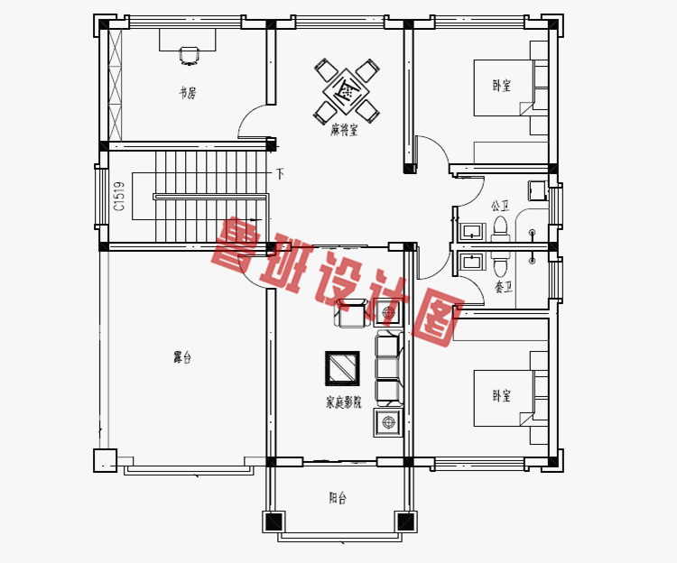 农村最好看两层小楼图