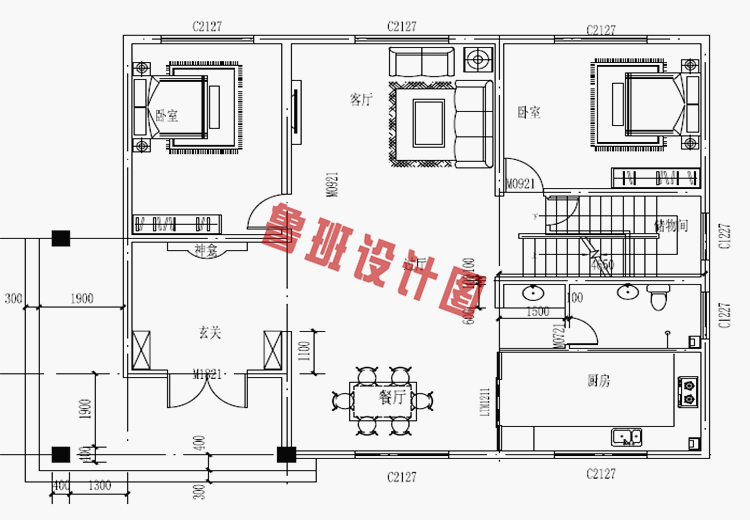 简单实用两层楼的房子设计图