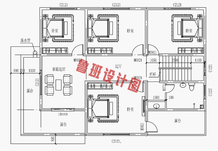 简单实用两层楼的房子设计图