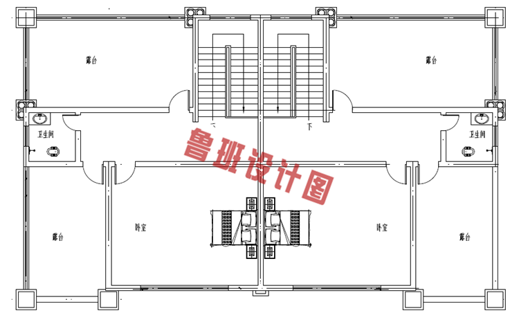 带地下室双拼三层小别墅