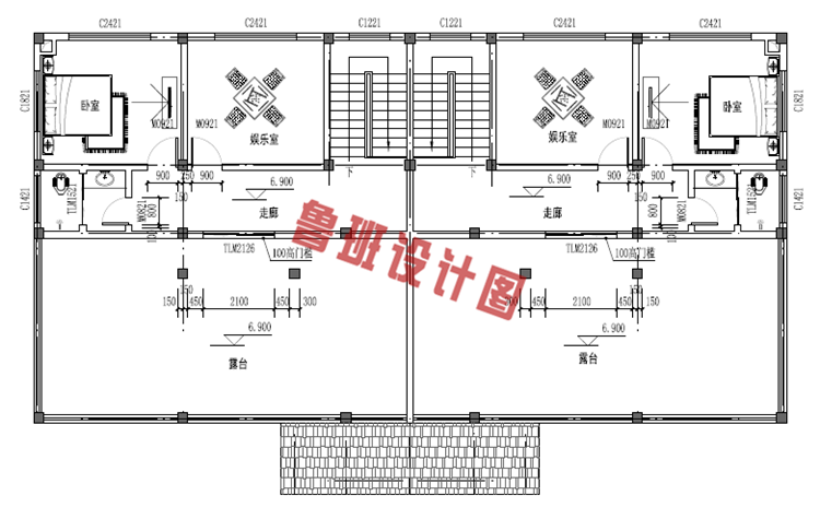 经典欧式双拼三层别墅