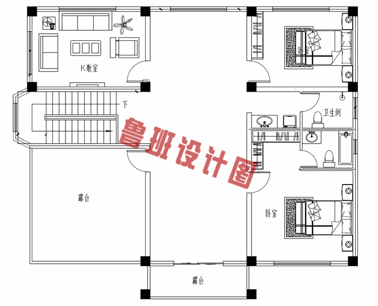 50万左右农村三层别墅