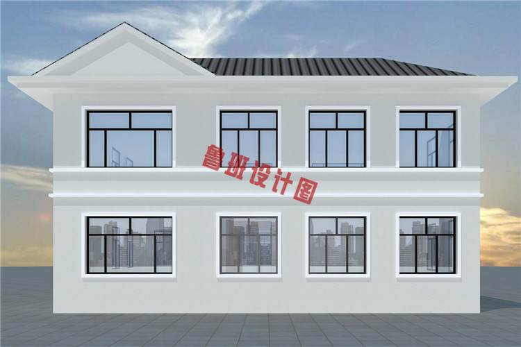 新中式二层别墅设计图片